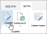 Sayfayı Düzenleme