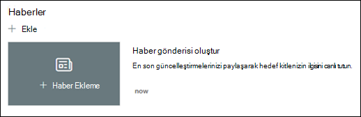 Haberler web bölümünün önizlemesi.
