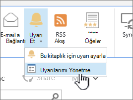 SharePoint 2016 Manage alert button highlighted