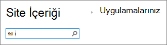 Wiki yazılmış uygulama arama kutusu
