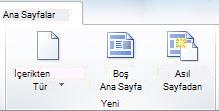 SharePoint Designer 2010'a sayfa ekleme