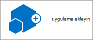 Site İçeriği iletişim kutusunda Uygulama ekle simgesi.