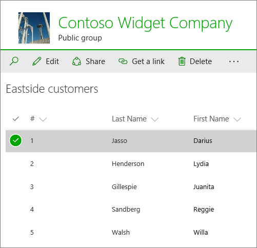 SharePoint Online'da liste