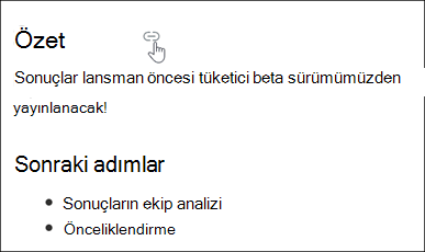 Sayfa bağlantı bağlantısı örneği