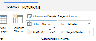 SharePoint Online Kitaplığı sütun bağlantısı oluştur