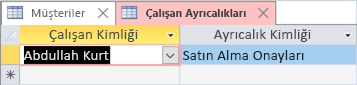 Kapat komutu X olan sekmeler