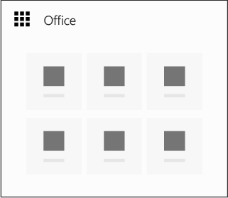 Office uygulama başlatıcısı