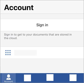 Microsoft Hesabınızla ya da Office 365 iş veya okul hesabınızla oturum açın.