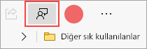 Geri bildirim gönder düğmesi