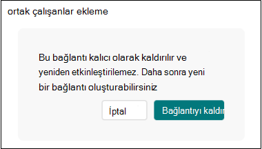 İşbirliği bağlantısını kaldırma Forms