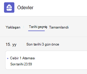 tarihi geçmiş