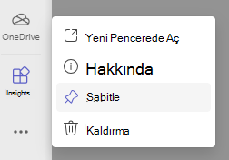 Sabitlemenin ekran görüntüsü.