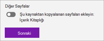 Sayfayı dağıtma bölümünün ekran görüntüsü.