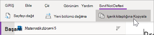 İçerik Kitaplığına Kopyala'yı seçin.