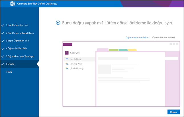 O365 önizleme ekranı ekran görüntüsü.