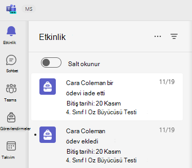 Etkinliğin ekran görüntüsü.