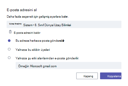 E-postaları alın