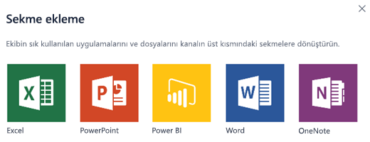 Sekme ekleyin