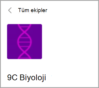 Tüm ekipler'e geri dönün.