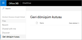 geri dönüşüm kutusu