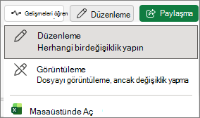 Dosyayı Düzenleme görünümünde gösteren ekran görüntüsü.