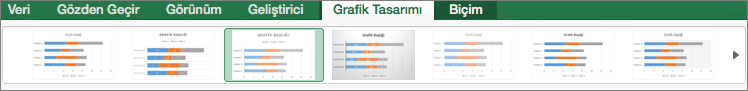 Grafik Tasarımı sekmesinde bir grafik biçimi seçin