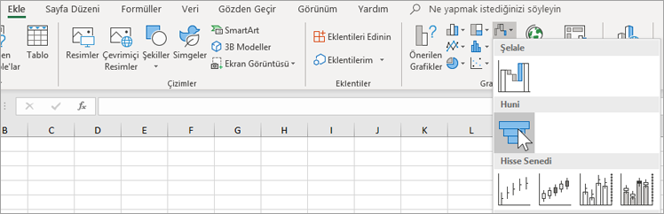 Huni grafiği ekleme.
