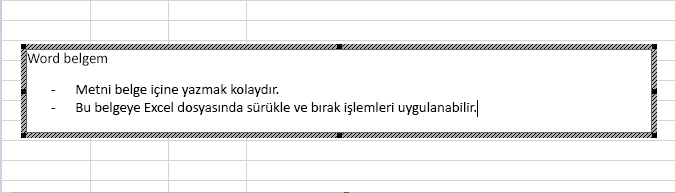 Ekli nesne bir Word belgesidir.