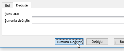 Tümünü değiştir düğmesi