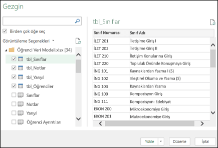 & Dönüştürme (Power Query) Gezgini'ni edinme