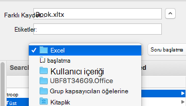 Farklı Kaydet iletişim kutusunu gösteren resim