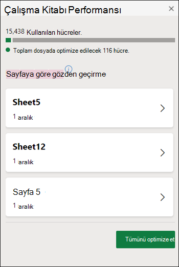 Çalışma Kitabı Performansı