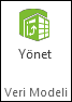 PowerPivot şeridindeki Yönet düğmesi