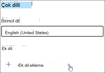 Dil ekleme
