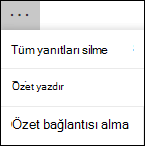 Diğer seçenekler seçeneği Microsoft FormsMicrosoft Forms
