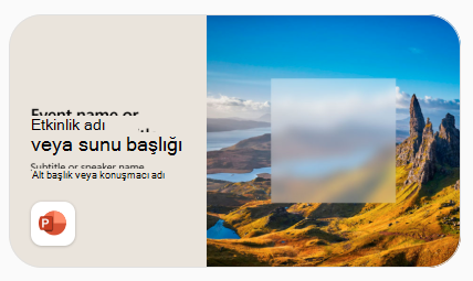 PowerPoint şablonu örneği