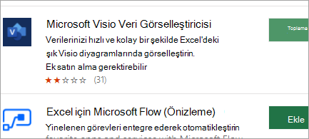 Web üzerinde Office mağazasından eklentileri edinme