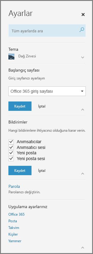 Office 365 Bildirimleri