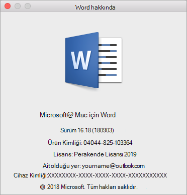 Word iletişim kutusu hakkında