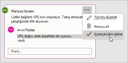 Yorumla çalışma
