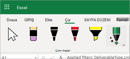 Verileri düzenlemek için mürekkep kullanma