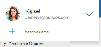 Android için OneDrive uygulamasındaki Hesap ekle