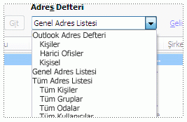 Adres Defterleri listesi