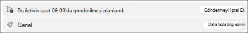 Göndermeyi İptal Et