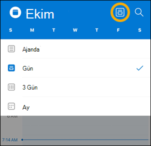 iOS CalendarCalendar view button options