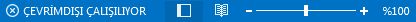Outlook durum çubuğunda Çevrimdışı Çalışılıyor göstergesi