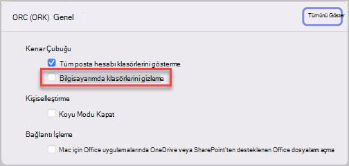 Tercihler paneli