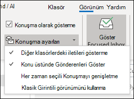 Görüşme ayarları