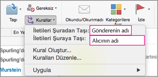 Kurallar: İletileri taşı...