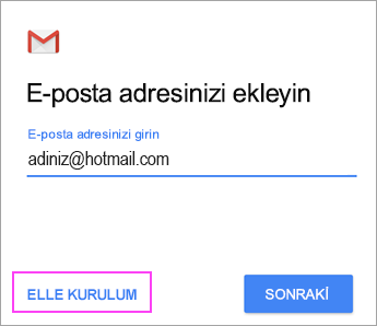 El ile Kurulumu